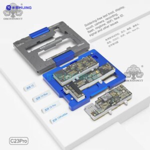 MiJing-C23 Pro Motherboard Layer Tester Platform for iPhone, 15Plus, 15ProMax, Logic Board Frame, Repair Stand, Hand Tools Rack