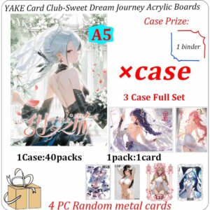 New YAKE Card Club-Sweet Dream Journey Acrylic Boards Waifu Collection Cards Bikini Swimsuit Design for ACG CCG TCG Fans Gift