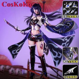 CosKoKo Acheron Cosplay Game Honkai: Star Rail Costume Elegant Sweet Fashion Uniform Full Set Halloween Party Role Play Clothing
