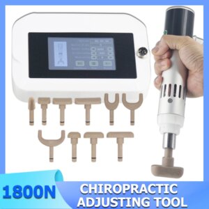1800N Electric Chiropractic Adjusting Tool Correction Spinal Gun Chiropractic Spinal Adjustment Corrector Therapy Body Massage
