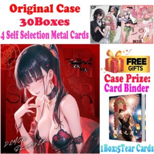 2025 Newest Case Wholesale Huanhun Culture Demon Slayer All Tear Peel Card Waifu Shinobu Playing Card CCG TCG Art Gift