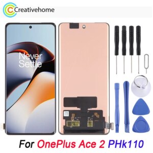 High Quality LCD Screen For OnePlus Ace 2 PHk110 AMOLED Material LCD Display With Digitizer Full Assembly Replacement