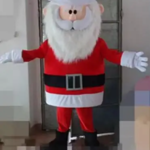 Hot Sale Foam Cute Santa Claus Cartoon Mascot Costume Plush Christmas Fancy Dress Halloween Mascot Costume