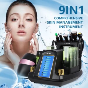 2025 New Design Portable Hydro Facial Machine Hydrogen Silk Peel Skin Care Water Aqua Facial Dermabrasion