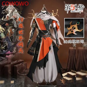 COWOWO Identity V Naib Subedar MEN Cosplay Costume Cos Game Anime Party Uniform Hallowen Play Role Clothes Clothing