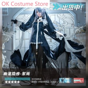 Arknights Whisperain Game Suit Elegant Dress Uniform Cosplay Costume Halloween Carnival Party Role Play Outfit Women
