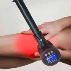 HLKGO 808nm Cold Laser Therapy Device for Arthritis Pain Relief, Handheld Deep Tissue Penetration with 650nm Red Light