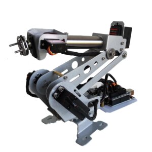 6 Dof Stainless Steel Robotic Arm Mechanical Robot Remote Control Claw With Servo MG90 for Children’s Toy RC Robot Arm DIY Kit