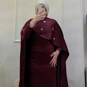 Customized A-Line Prom Dresses Floor-Length High-Neck Full Sleeve Evening Gown Simple Draped Fashion Crystal Party Gown