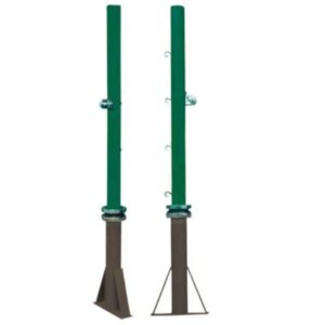 Aluminum Factory Sale Top Quality Inground Adjustable Volleyball Post/systems