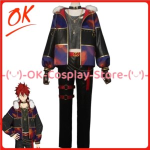 [Customized] Game Ensemble Stars Amagi Rinne Cosplay Costume Anime Roleplay Party Coat Shirt Pants Halloween Carnival Uniform