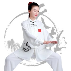 Tai Ji Suit Martial Arts Women’s New High-End Competition Performance Exercise Clothing Men’s Spring and Autumn Long