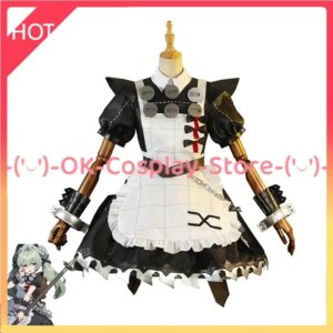 [Custom Made] Game Zenless Zone Zero Corin Wickes Cosplay Costume Women Cute Maid Dress Party Suit Halloween Carnival Uniforms