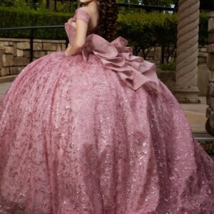 Customized Pink Prom Dresses Off Shoulder Lace Up Floor Length Ball Gown Birthday Party Dress Vestido 15 16 Quinceanera Wear