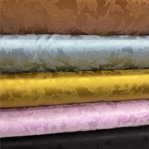 New high-end custom-made silk jacquard fabric Chinese-style top skirt and clothing