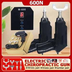600N Chiropractic Adjusting Tool Adjustable 6 Level Body Relaxation Massage New Electric Spinal Correction Home Use Gun