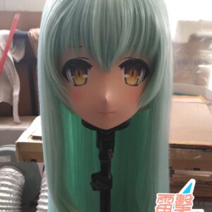 (X-KM166)Quality Handmade Female/Girl Resin Japanese Cartoon Character Animego Cosplay Kigurumi Mask Crossdresser