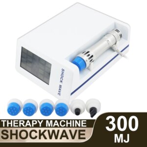 New Shockwave Therapy Machine Tennis Elbow Pain Relief 300MJ Shock Wave For ED Treatment Muscle Relax Massage Health Care