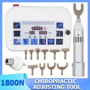 1800N Electric Chiropractic Adjusting Tool Correction Gun Spinal Adjustable Instrument Impulse Spine Cervical Massager