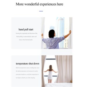 A09P-Dual TUYA Smart WiFi Curtains Robot Roman Rod Track Automatic Curtain Opener Remote Control