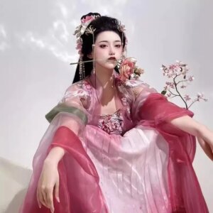 Adult Hanfu Chebule skirt embroidered big sleeve shirt chest-length ruqun