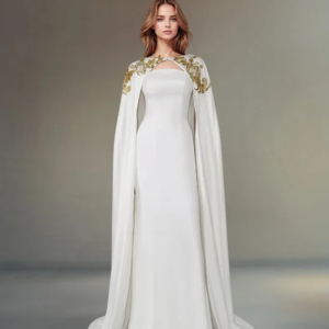 2024 New Summer Women’s Maxi  Prom Dress Long  Sleeves Fashion STRAPLESS COLUMN DRESS WITH SEQUINED MAXI CAPE Partycustomized