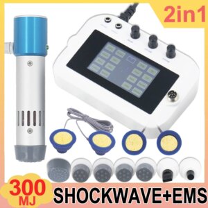 300MJ Portable Shockwave Therapy Machine Effectively Relieve Back Pain Physiotherapy Body Fatigue Relaxation HomeUse Shock Wave