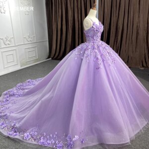 Exquisite Bridal Dress 2023 Evening Dresses Organza Ball Gown Spaghetti Straps Sleeveless Sweep Train DY6582 Lace Up