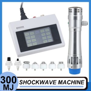 New Upgrade Shockwave Therapy Machine 300MJ Pain Relief ED Treatment Body Muscle Relax Massager Shock Wave Physical Device