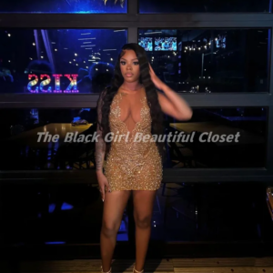 Customized Exquisite Luxury Gold O Neck Cocktail Dress Shiny Beaded Sequins Black Girls Sexy Short Homecoming Prom Dresses