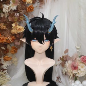 Customize Character Female/Girl Resin Kig Full Head With Lock Anime Cosplay Japanese Anime Kigurumi Mask