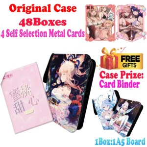 Wholesale 2025 Lastest A5 Size Peach Sweetheart Wave 2 Collection Card Board Waifu Yae Miko TCG Doujin Toys And Hobby Gift