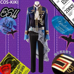 COS-KiKi Ensemble Stars UNDEAD Trip Album Cover Sakuma Rei/Hakaze Kaoru/Ogami Koga/Otogari Adonis Game Suit Cosplay Costume