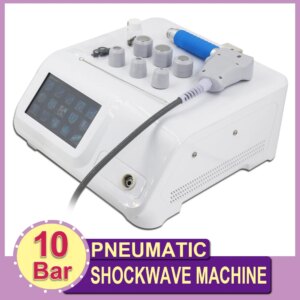 10Bar Pneumatic Shockwave Therapy Machine Patellar Tendinitis Pain Relief Shock Wave Equipment For Men ED Treatment Home Use