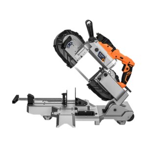 Multifunctional Small Portable Handheld Band Saw Horizontal Metal Aluminum Steel Woodworking Cutting Machine Sawing