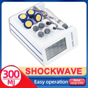 2in1 Shockwave Therapy Machine Pain Relief Electric Muscle Stimulation ED Treatment Body Massagr 300mj Shock Wave Equipment