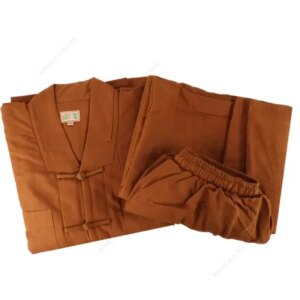 Winter Thicken Monk Clothes Meditation Shaolin Kung Fu Uniform Traditional Chinese Clothing for Men Zen Buddhist Sets