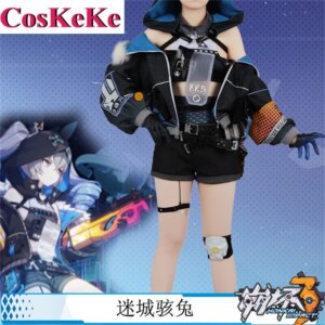 【Customized】CosKeKe Bronya Zaychik Cosplay Anime Game Honkai Impact 3 Costume Gorgeous Combat Uniform Party Role Play Clothing