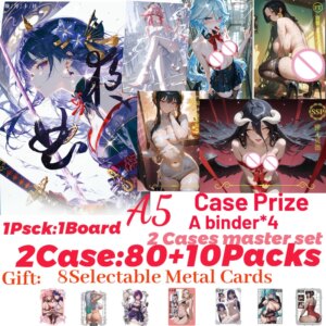 2025 New A5 Size Goddess Card Waifu Nocturne Board Doujin Booster Box Hobby Game Card Spicy Rare Card LSP SSP SSR Toy Gifts
