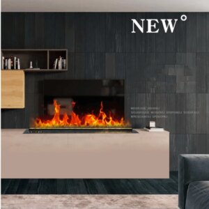 5 year warranty water vapour 3d atomization steam fake flame electric fireplace