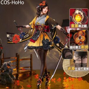 COS-HoHo Genshin Impact Chiori Game Suit Elelgant Lovely Kimono Uniform Cosplay Costume Halloween Party Role Play Outfit Women