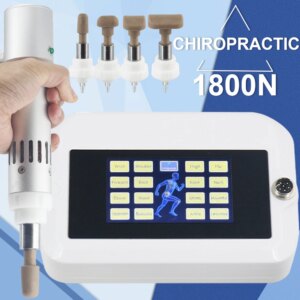 1800N Electric Corrective Gun Massage Tool 10 Heads Spine Adjustable Body Relaxation Touch Screen Massager 2025 Latest Model