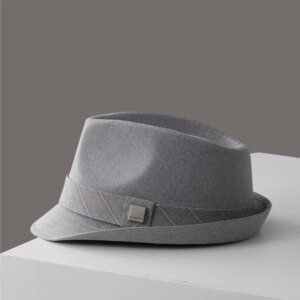 Autumn new men’s hat suit fabric fashion vintage gentleman green middle-aged dad top
