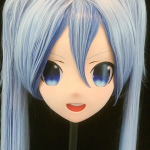 (AL51)Customize Character Female/Girl Resin Full/Half Head With Lock Anime Cosplay Japanese Animego Kigurumi Mask