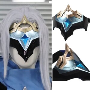 Game Genshin Impact Mask The Doctor Il Dottore Cosplay Highend Men Funny Face Mask Props Halloween Cosplay Costumes Accessories
