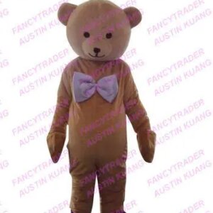 New Adult Hot Sale Foam Cute Doll LOVELY Brown Bear Cartoon Mascot Costume Plush Christmas Fancy Dress Halloween Mascot Costume