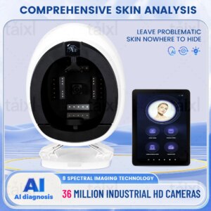 3D AISIA Q1 AI Facial Skin Analyzer Detection Skin Problem Diagnosis 8 Spectrum Professional Analysis Beauty Salon Equipment
