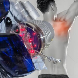 Ilib Grade Laser Therapy Muscle Stimulator Infrared Physiotherapy Lamp Mini Portable Pain Relief Massager 5x808nm 11x650nm