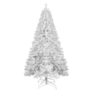 7.5ft PVC White Christmas Tree Environmentally Friendly Fireproof Artificial Christmas Tree