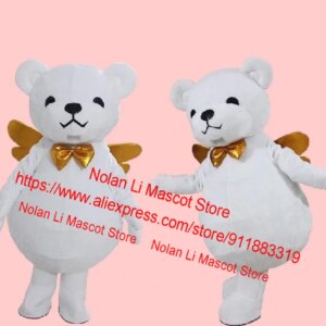 High Quality Teddy Bear Mascot Costume Cartoon Character Cosplay Funny Animal Birthday Party Adult Size Holiday Gift 1195